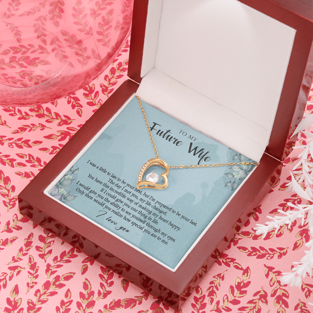 162C Necklace Gift To My Future Wife, Valentine Gift for Her, I Love You Necklace