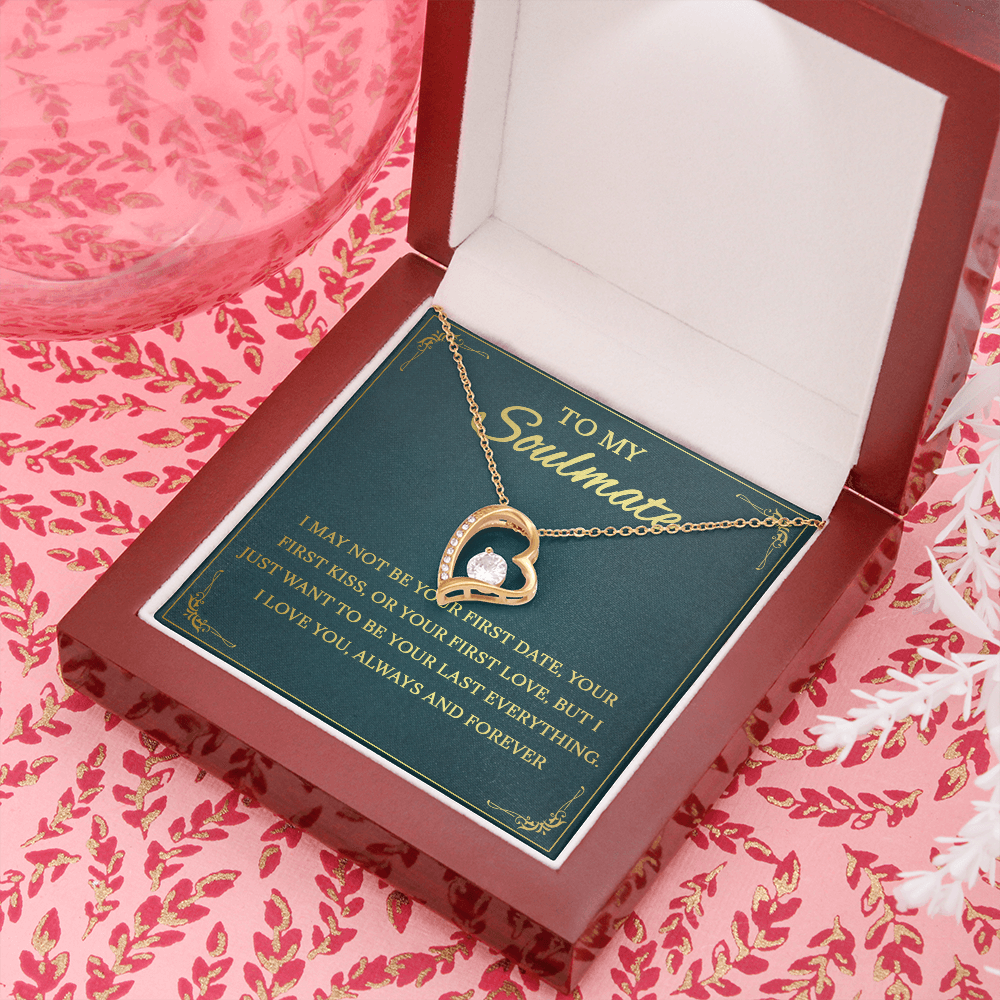 64C Necklace To My Soulmate, Love Gift for Her, Girlfriend Birthday from Husband