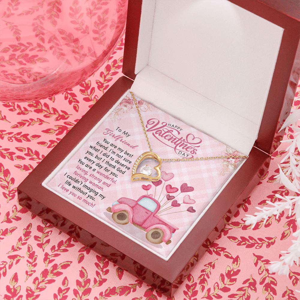 180C Valentine Gift To my Girlfriend, Necklace To my Girlfriend, I LOVE YOU SO MUCH