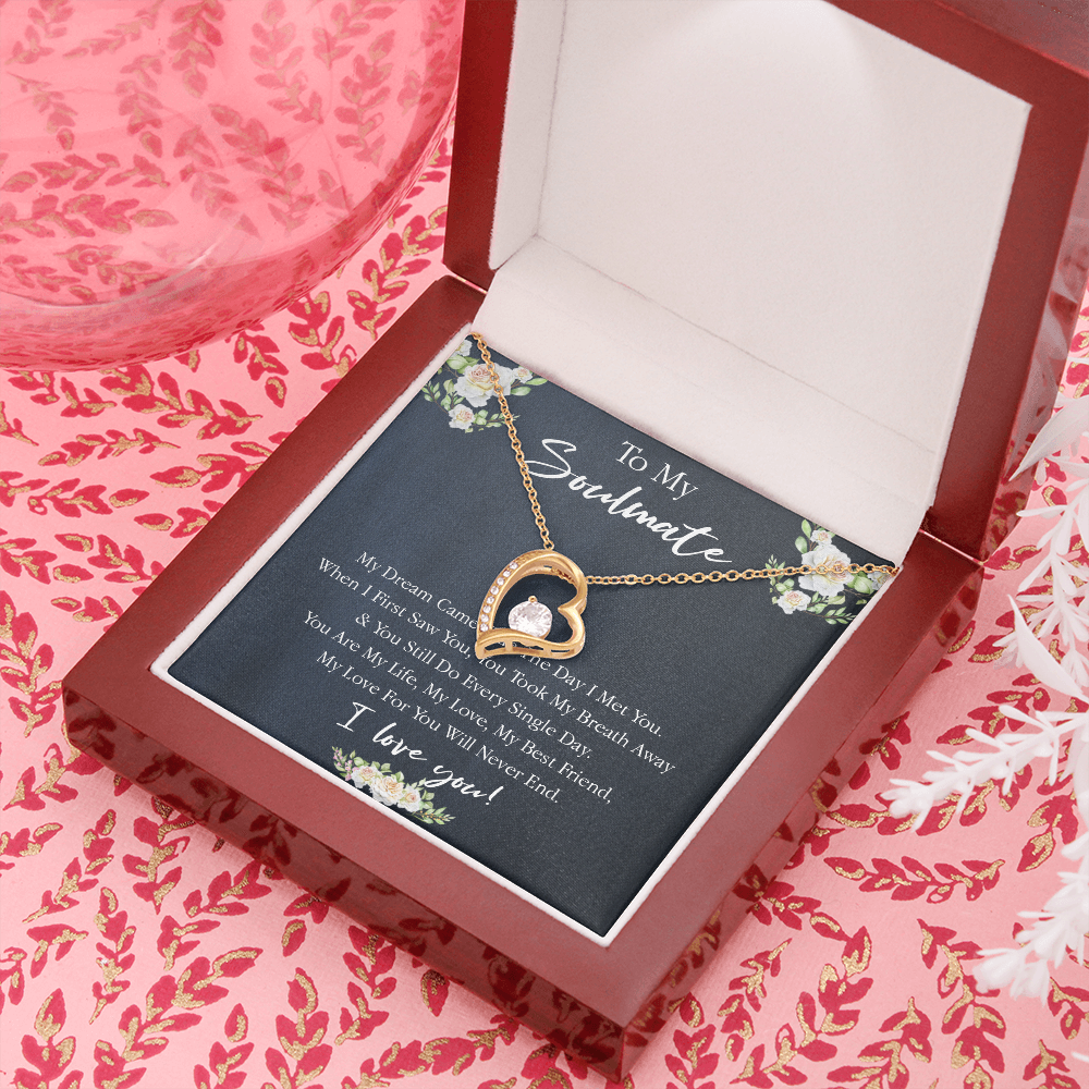 161C Necklace Gift To My Soulmate, Valentine Gift for Her, I Love You Every Day