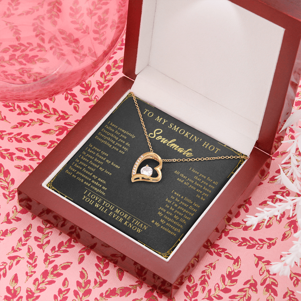 144C Necklace To My Smokin Hot Soulmate, Perfect Gift for Wife/Girlfriend, Birth Gift