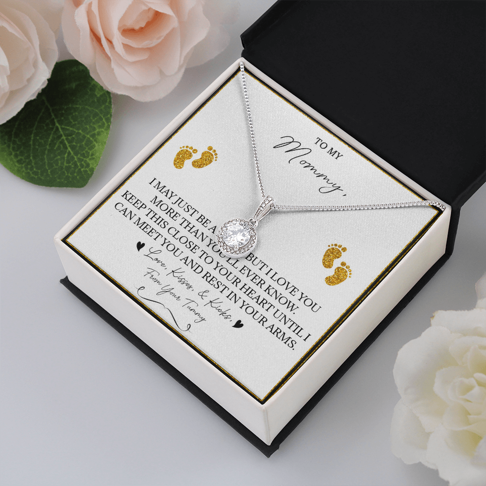 136E Necklace To My Mommy, Gift for New Mom, Perfect Necklace Gift for Wife, Women
