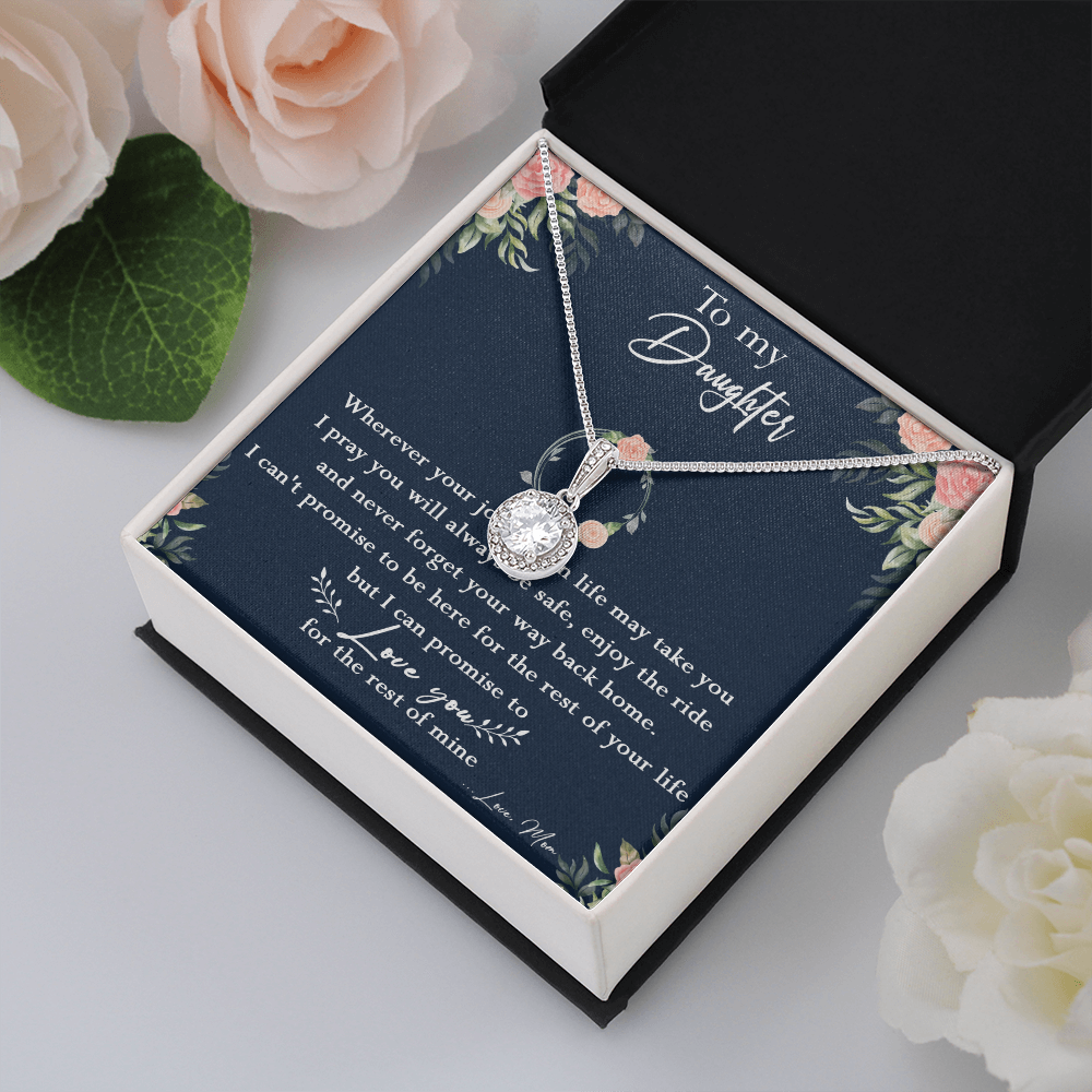 125E Necklace To My Daughter, Daughter Birthday Gift, I Love You Always Necklace
