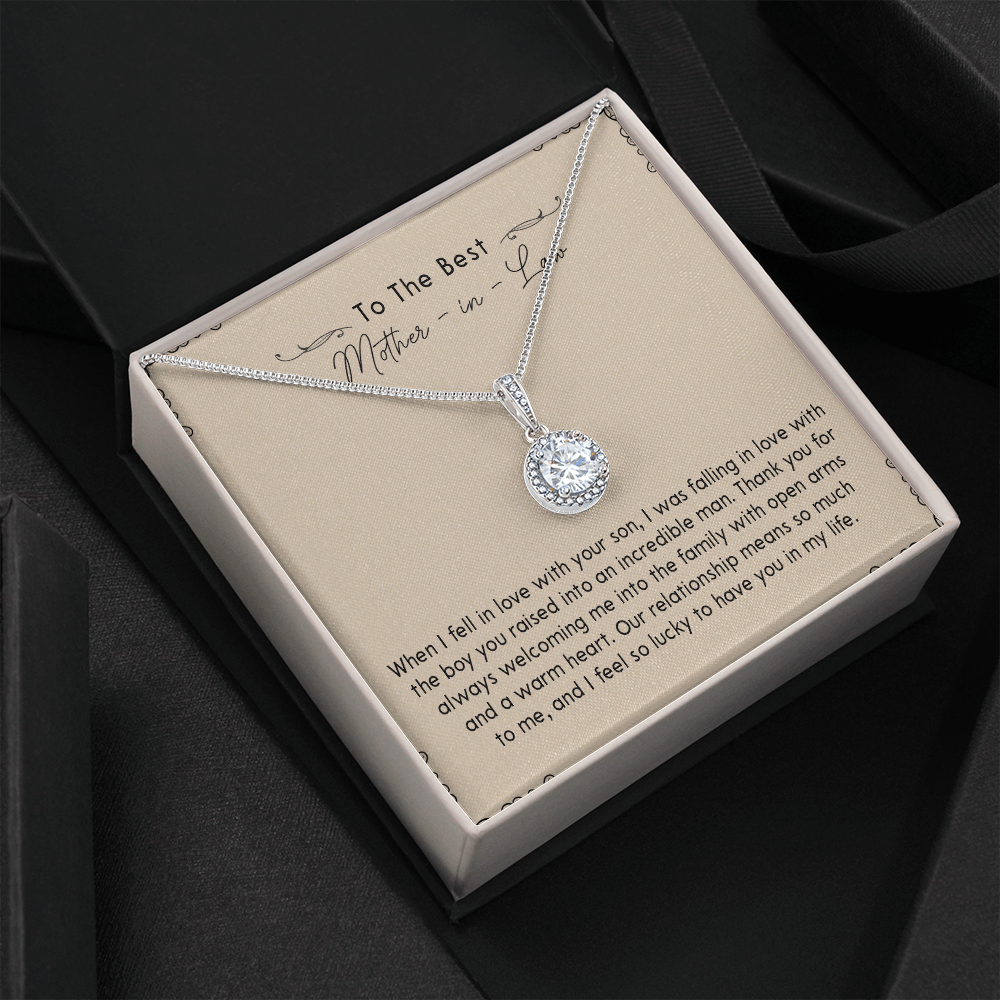 133E Necklace To My Mother In Law, Necklace Gift for Mom, Women, Birthday Gift