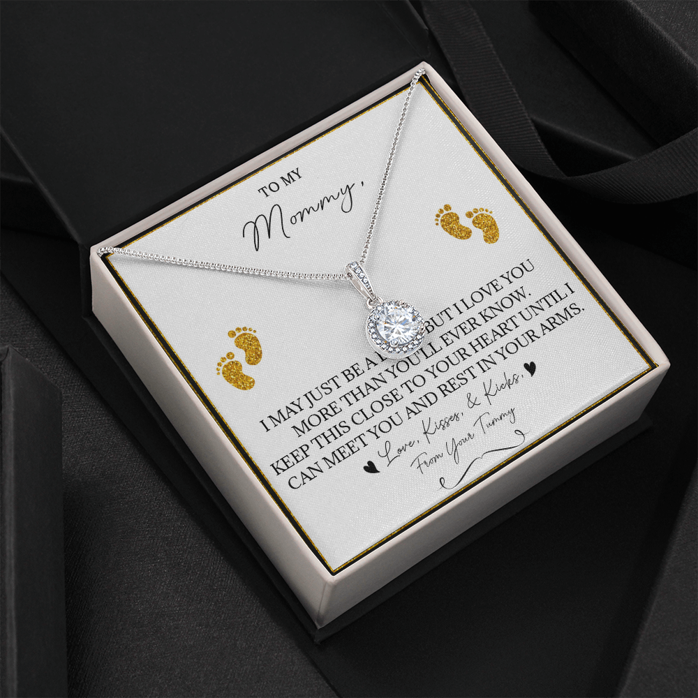 136E Necklace To My Mommy, Gift for New Mom, Perfect Necklace Gift for Wife, Women