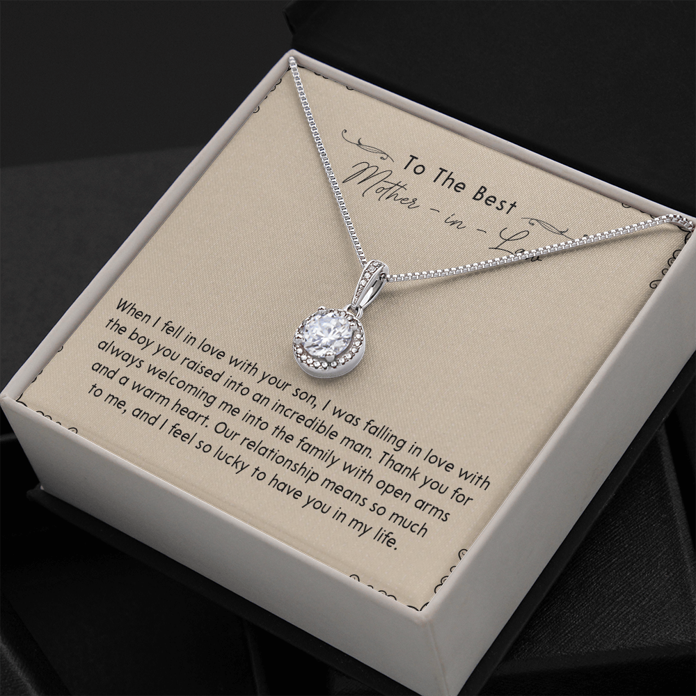 133E Necklace To My Mother In Law, Necklace Gift for Mom, Women, Birthday Gift