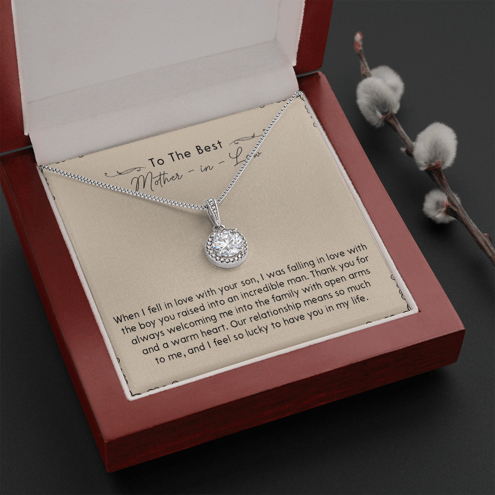 133E Necklace To My Mother In Law, Necklace Gift for Mom, Women, Birthday Gift