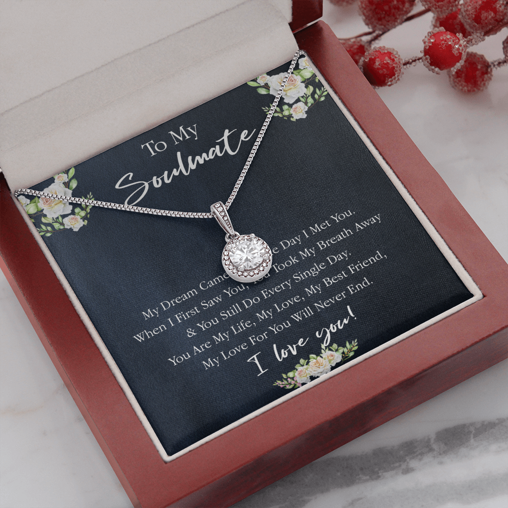 161E Necklace Gift To My Soulmate, Valentine Gift for Her, I Love You Every Day