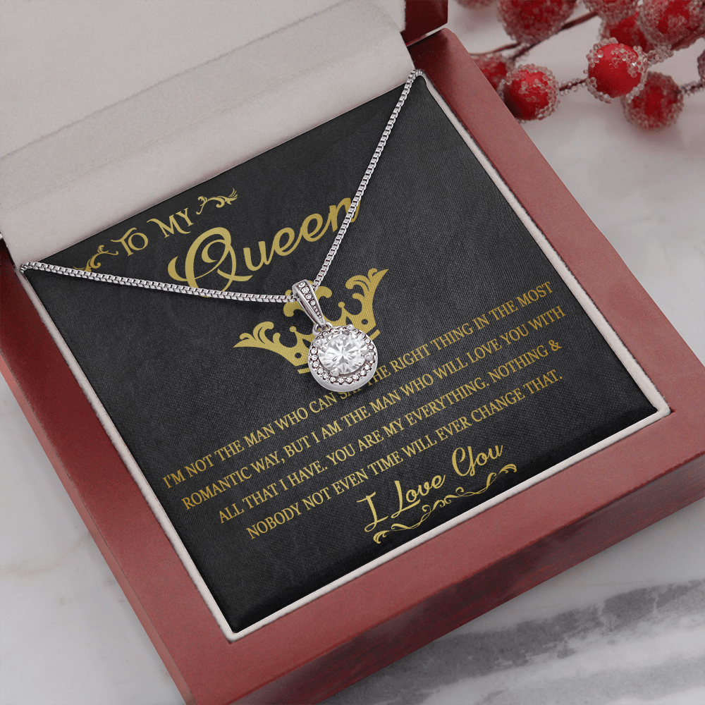 70E Necklace To My Queen, Gift for Daughter/Girlfriend/Wife, Women Necklace for Her