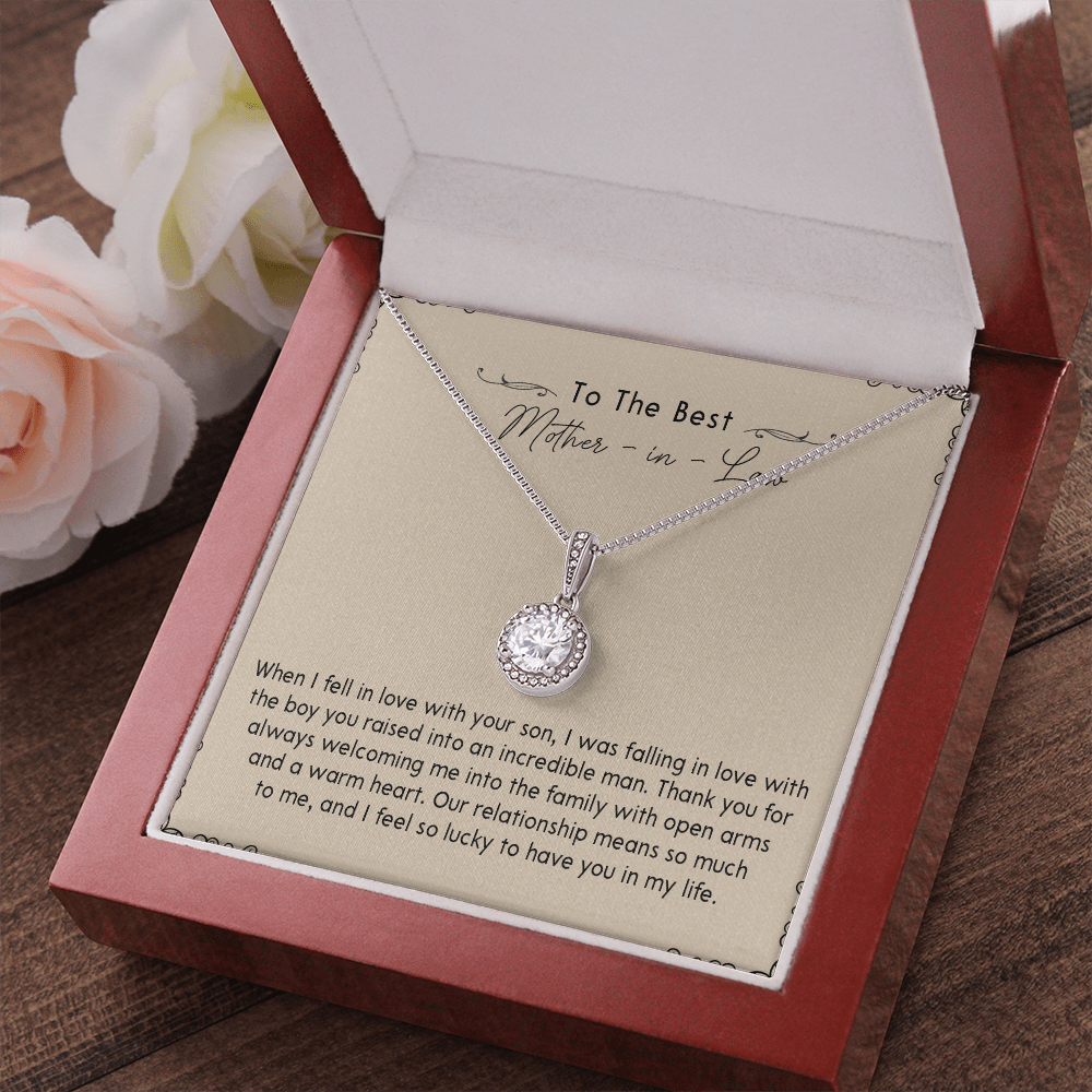 133E Necklace To My Mother In Law, Necklace Gift for Mom, Women, Birthday Gift