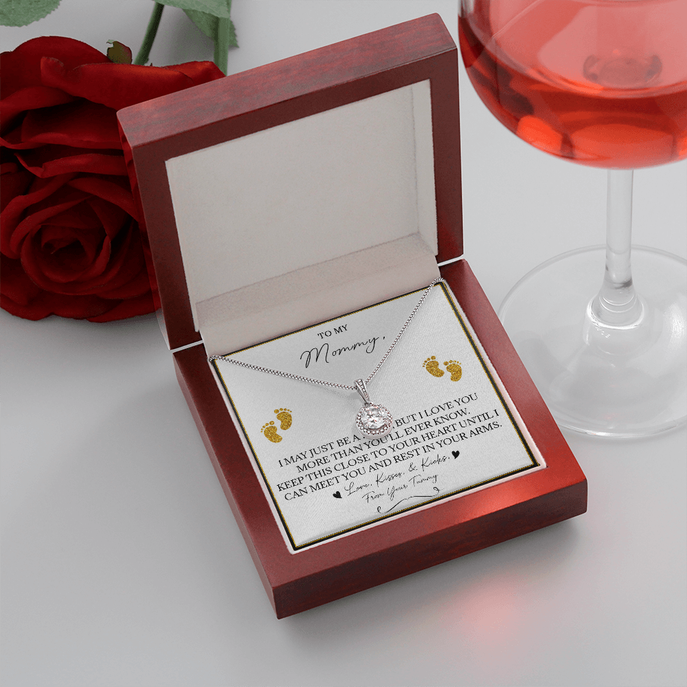 136E Necklace To My Mommy, Gift for New Mom, Perfect Necklace Gift for Wife, Women