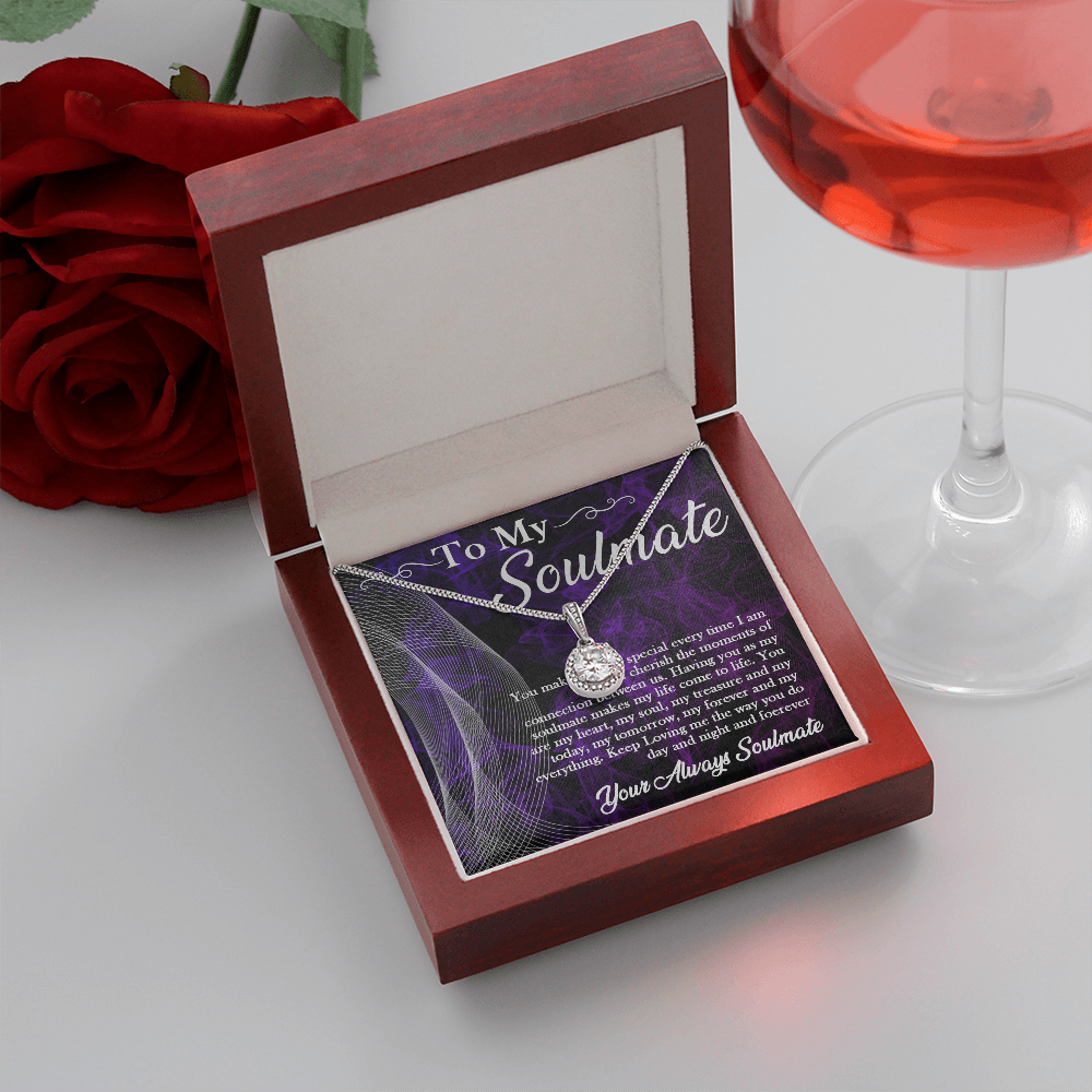 71E Necklace Gift To My Soulmate/Girlfriend/Wife, Women Necklace Gift from Husband