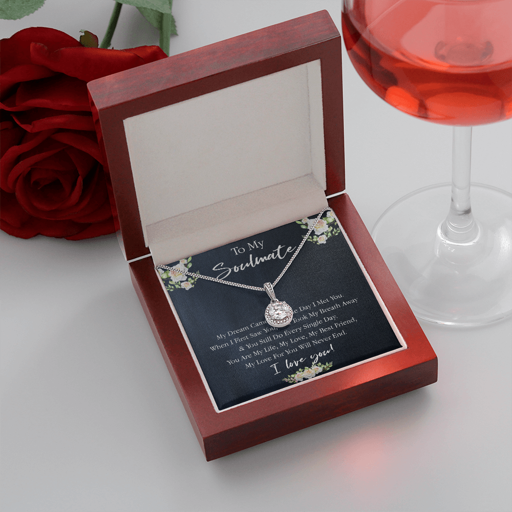 161E Necklace Gift To My Soulmate, Valentine Gift for Her, I Love You Every Day