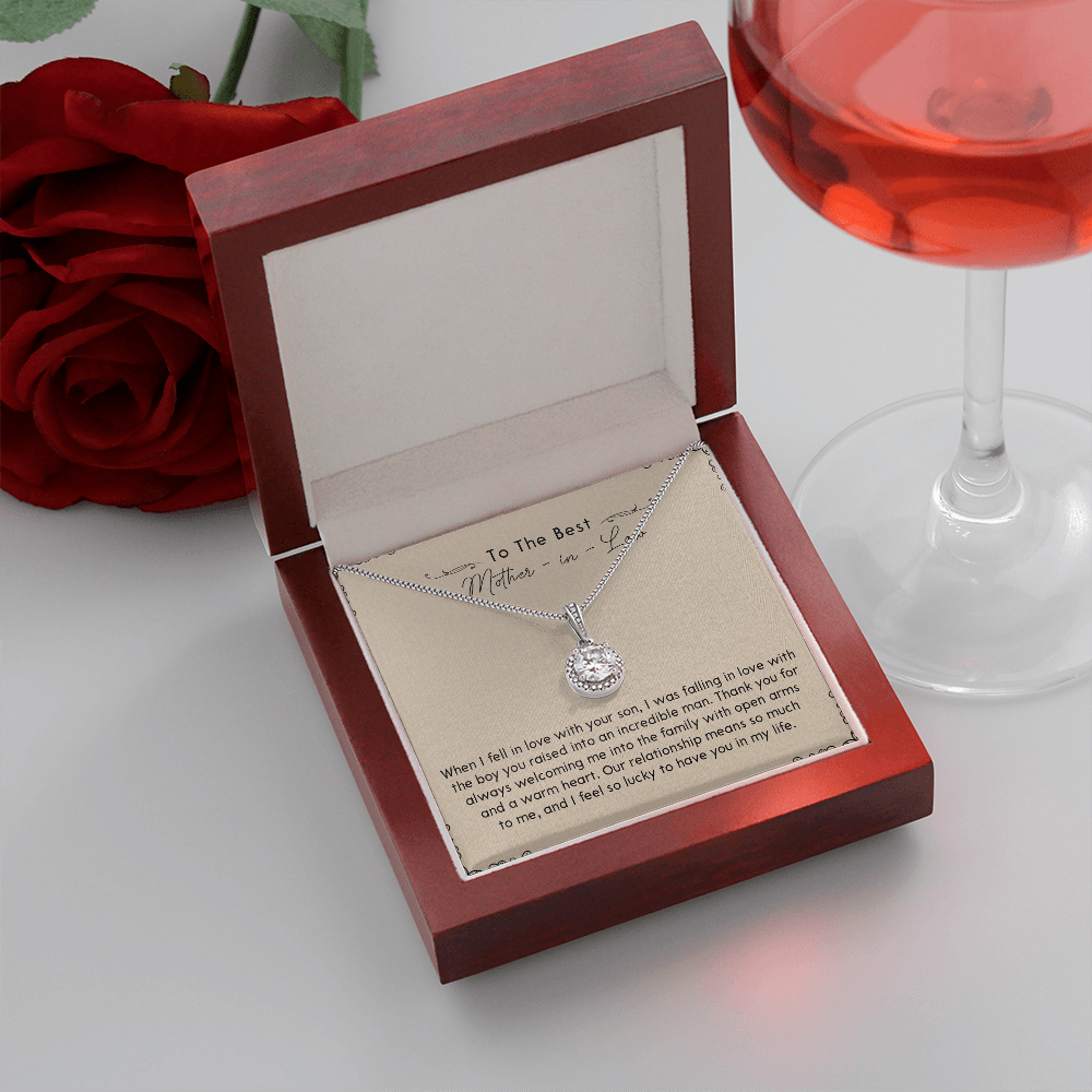 133E Necklace To My Mother In Law, Necklace Gift for Mom, Women, Birthday Gift