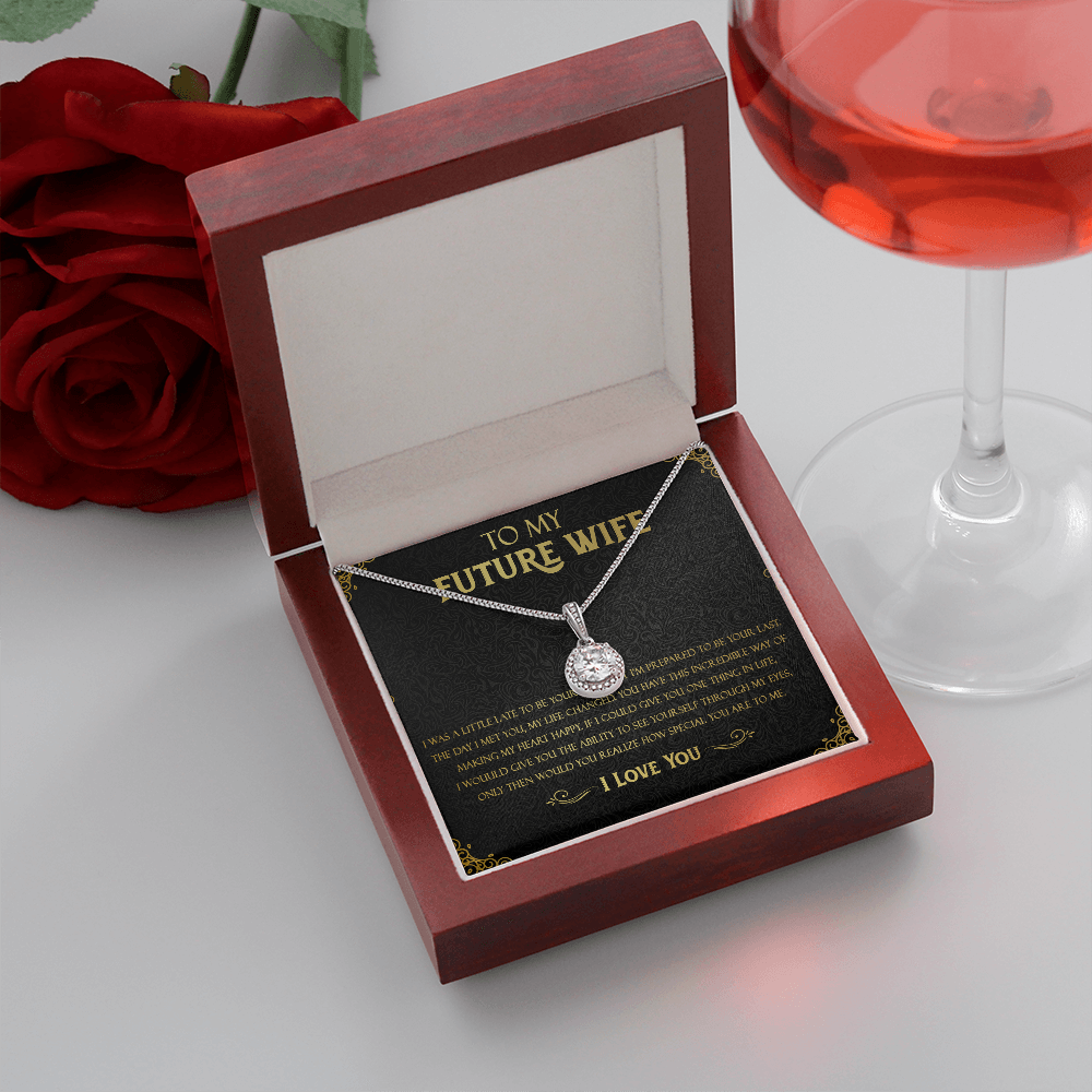 72E Necklace To Future Wife/Girlfriend, Woman Necklace Gift for Her From Husband