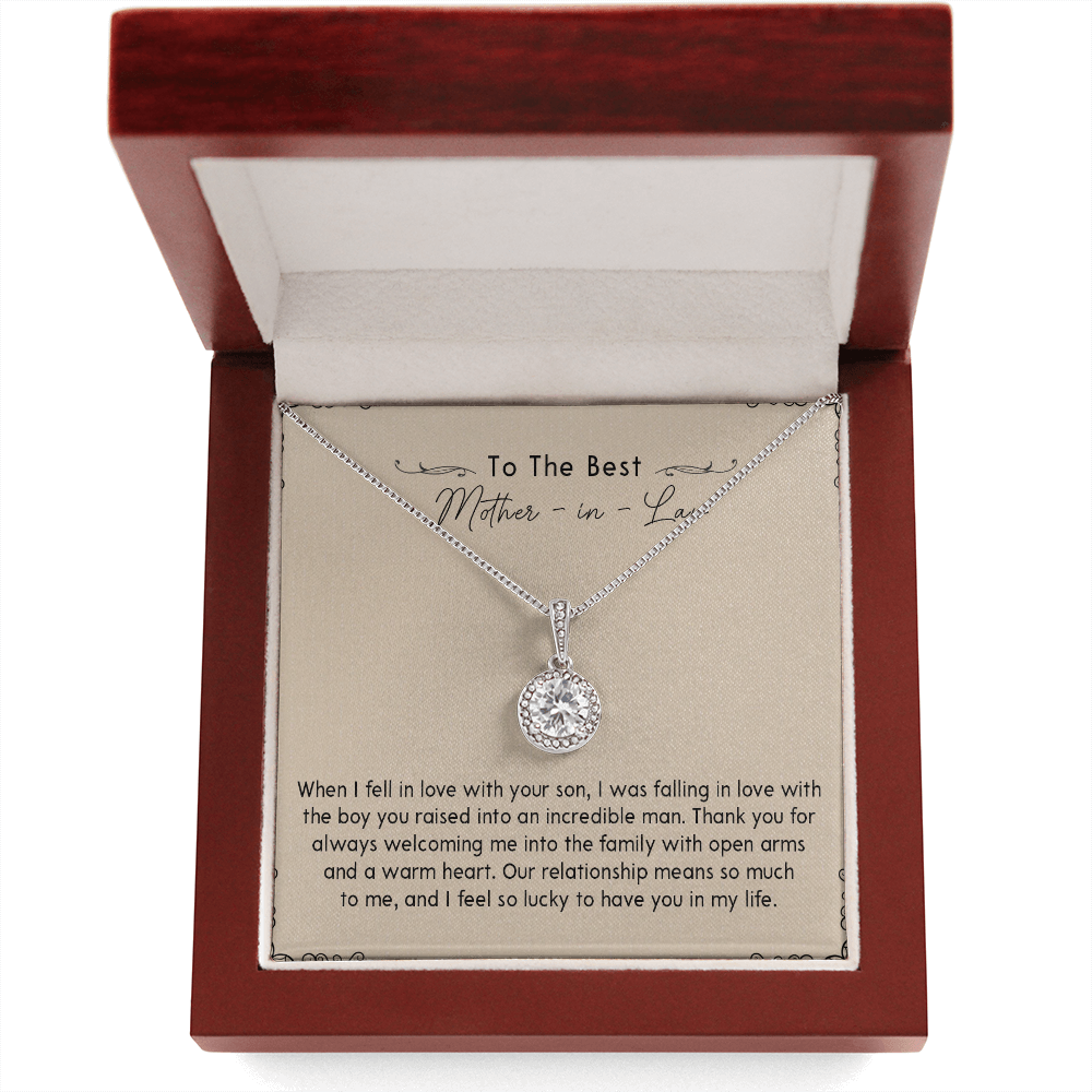 133E Necklace To My Mother In Law, Necklace Gift for Mom, Women, Birthday Gift