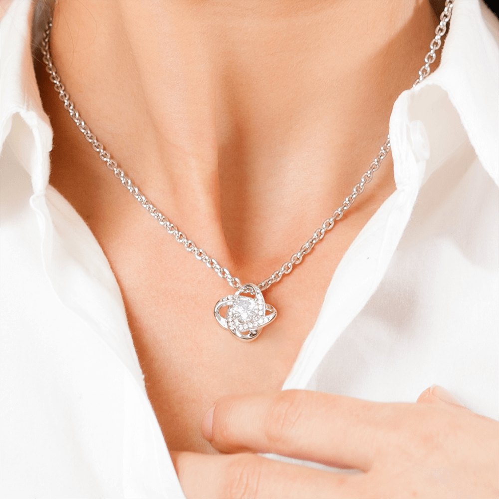 To My Wife Necklace, Couple In Love Necklace Gift for Her, I LOVE YOU Forever
