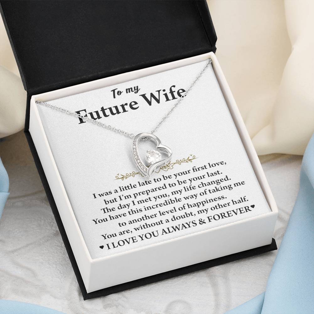 428 To My Future Wife Necklace, Girlfriend Necklace, Anniversary Gift From Husband