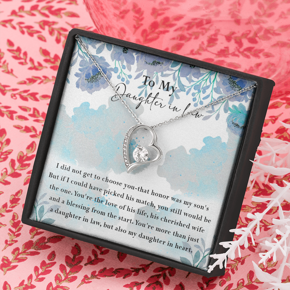 134C Necklace My Daughter In Law, Gift for Beautiful Daughter, My Daughter In Heart