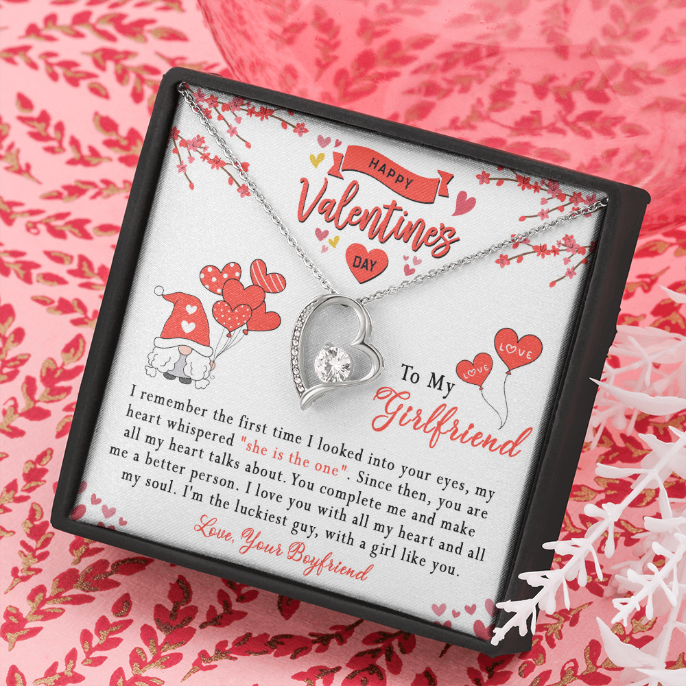 181C Girlfriend Necklace, Valentine Gift for your Girlfriend, Happy Valentine's Day