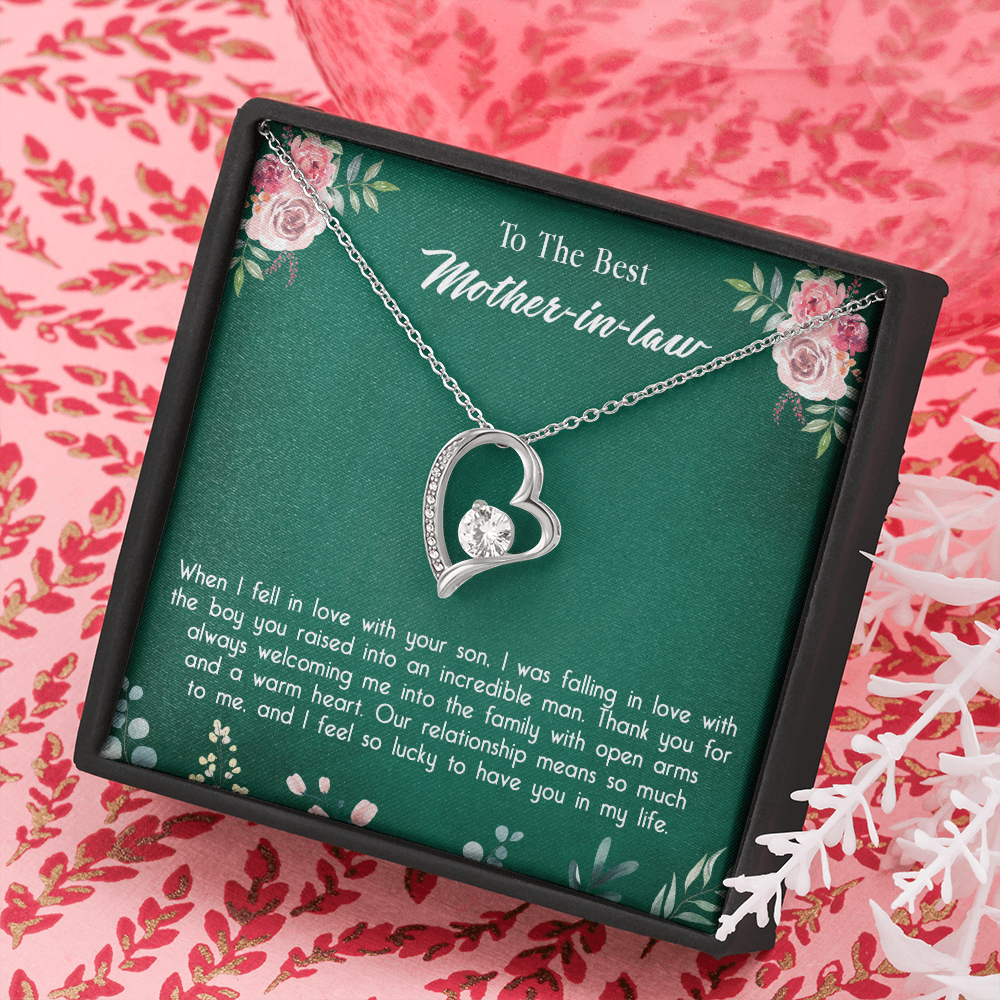147C Necklace To My Mother in Law, Mom Necklace Birthday Gift from Son/Daughter
