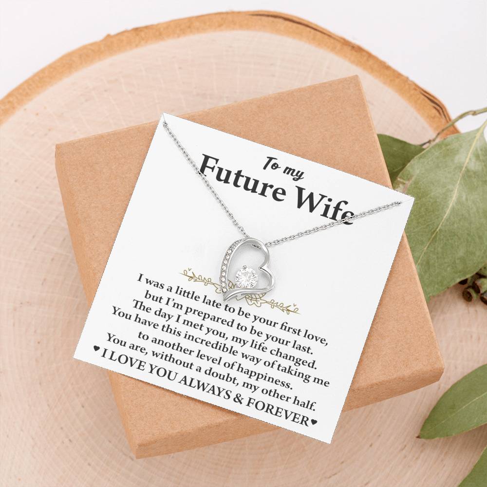 428 To My Future Wife Necklace, Girlfriend Necklace, Anniversary Gift From Husband
