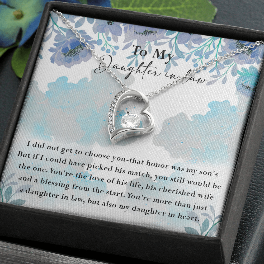 134C Necklace My Daughter In Law, Gift for Beautiful Daughter, My Daughter In Heart