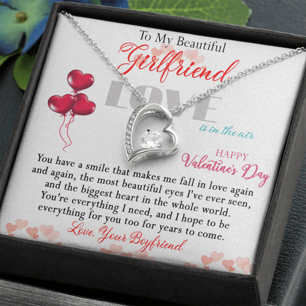 186C Necklace To Beautiful Girlfriend, Necklace Gift from Boyfriend, Valentine Gift