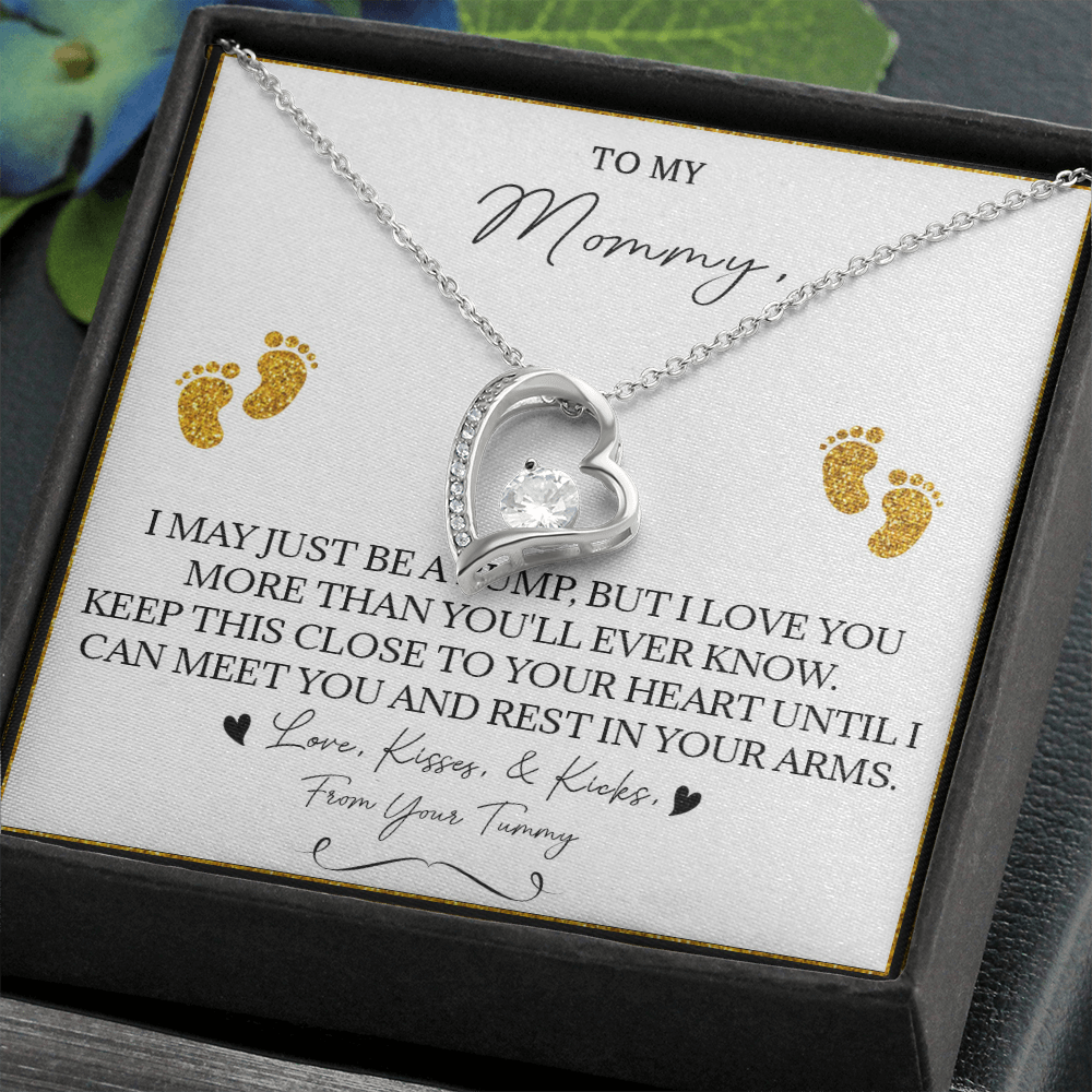 136C Necklace To My Mommy, Gift for New Mom, Perfect Necklace Gift for Wife, Women