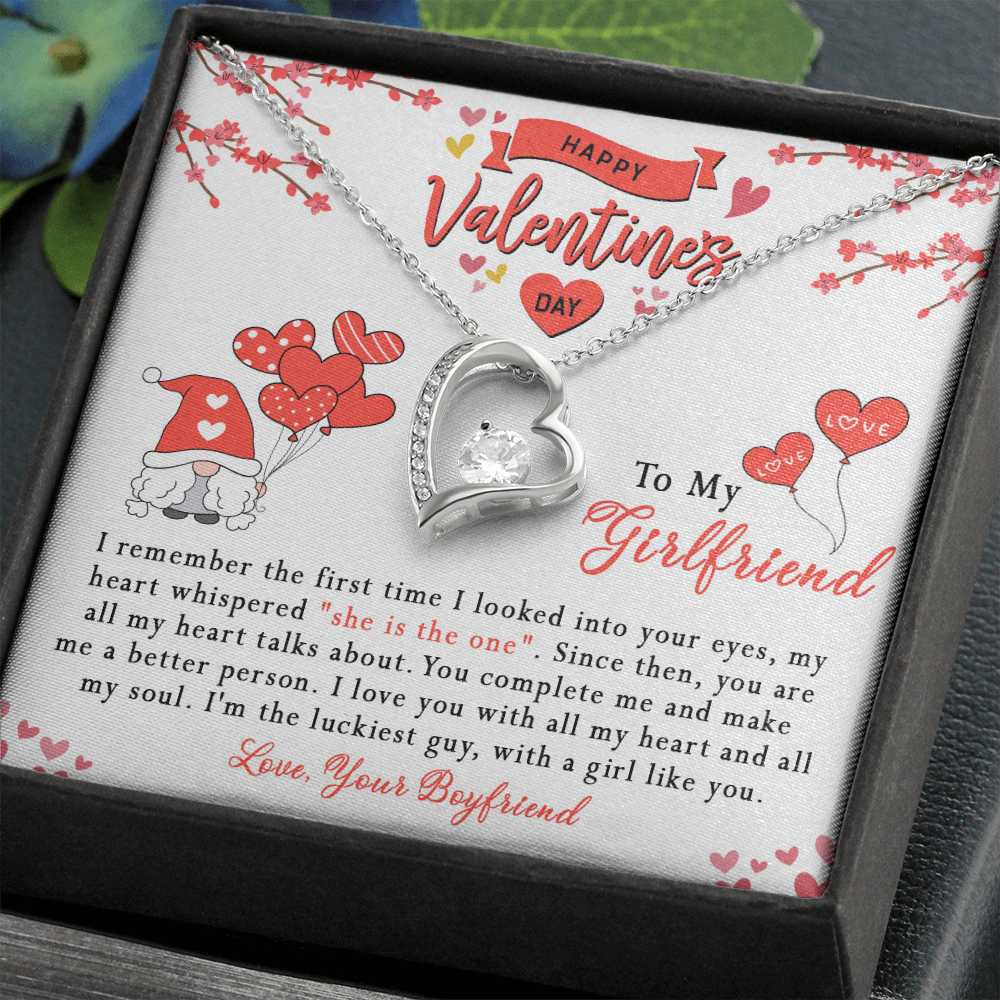 181C Girlfriend Necklace, Valentine Gift for your Girlfriend, Happy Valentine's Day
