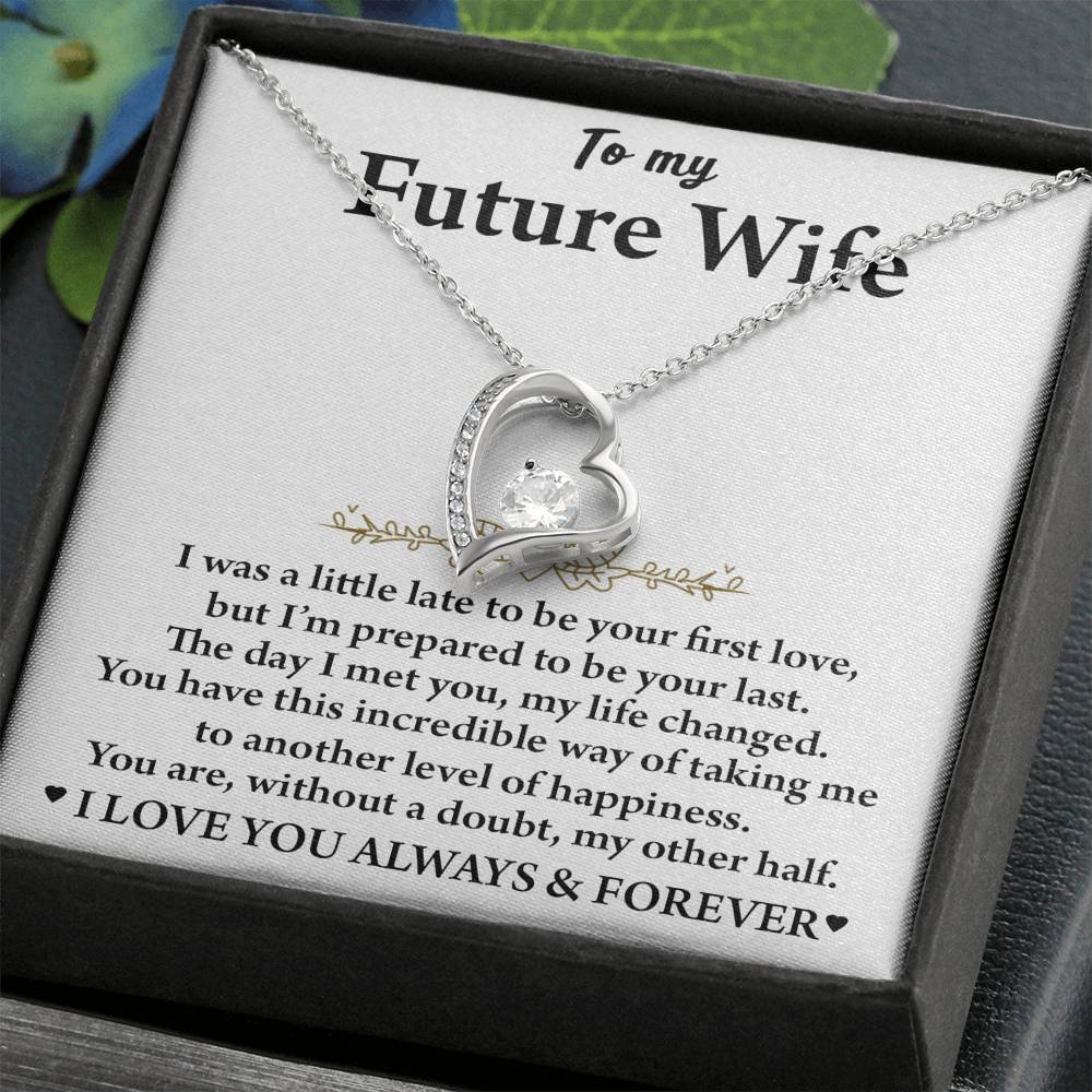 428 To My Future Wife Necklace, Girlfriend Necklace, Anniversary Gift From Husband