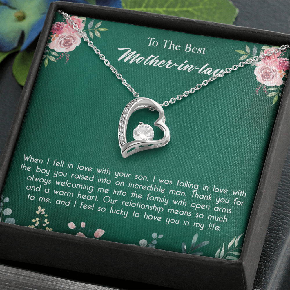 147C Necklace To My Mother in Law, Mom Necklace Birthday Gift from Son/Daughter