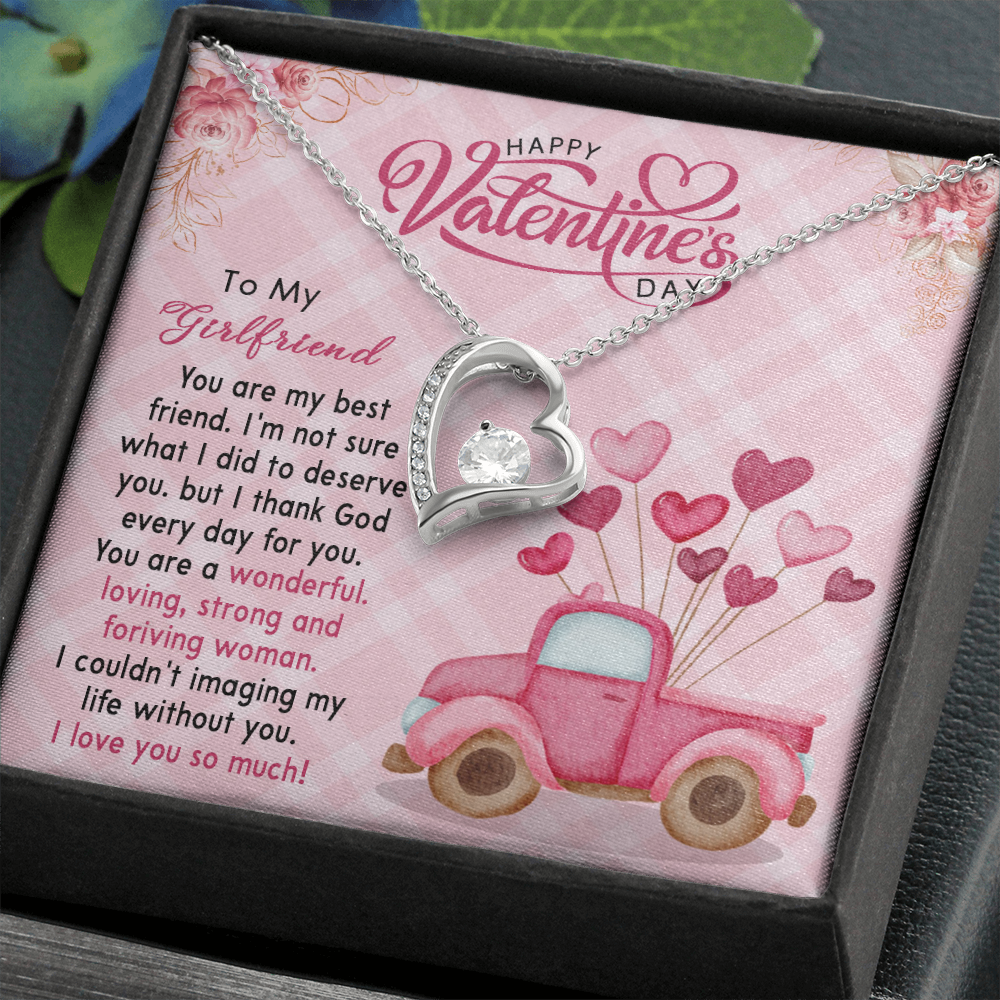 180C Valentine Gift To my Girlfriend, Necklace To my Girlfriend, I LOVE YOU SO MUCH