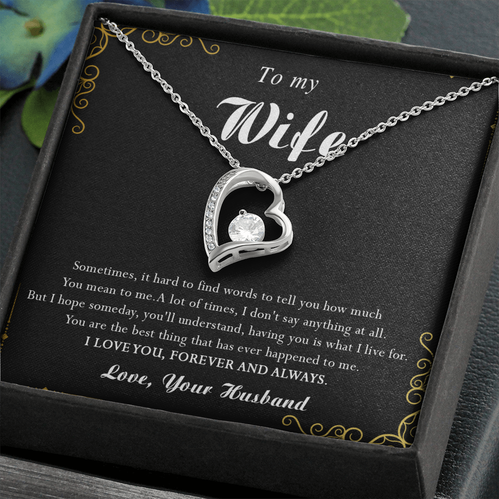 N357C To My Wife Necklace, Gift For Wife, Anniversary Gift For Wife, Necklace For Wife