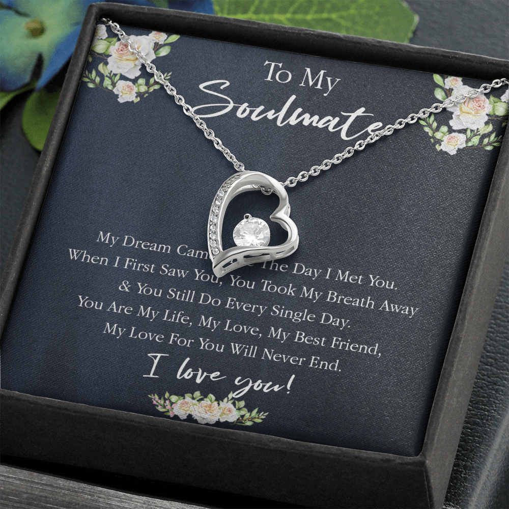 161C Necklace Gift To My Soulmate, Valentine Gift for Her, I Love You Every Day
