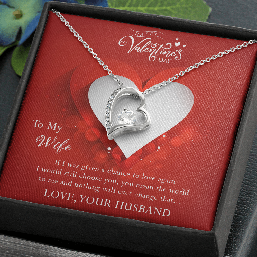 188C Necklace To My Wife, Necklace Perfect Gift for your Wife, I Always Choose You