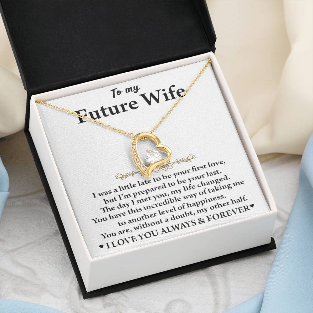 428 To My Future Wife Necklace, Girlfriend Necklace, Anniversary Gift From Husband