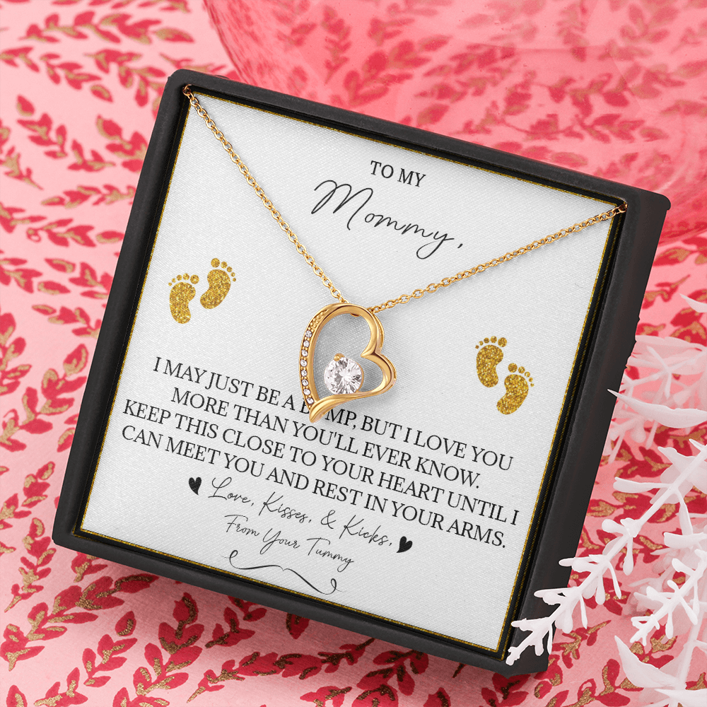 136C Necklace To My Mommy, Gift for New Mom, Perfect Necklace Gift for Wife, Women
