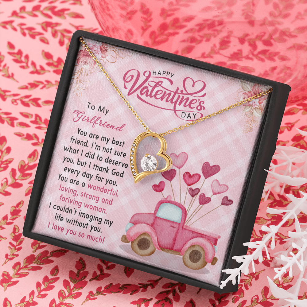 180C Valentine Gift To my Girlfriend, Necklace To my Girlfriend, I LOVE YOU SO MUCH