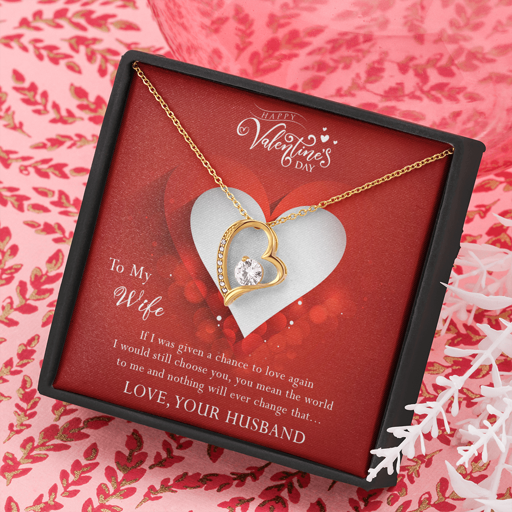 188C Necklace To My Wife, Necklace Perfect Gift for your Wife, I Always Choose You