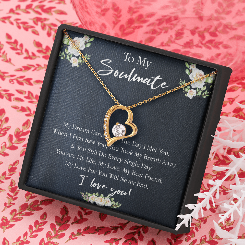 161C Necklace Gift To My Soulmate, Valentine Gift for Her, I Love You Every Day