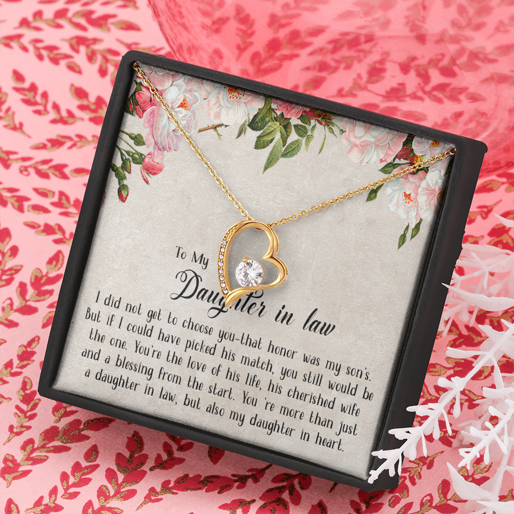153C Necklace To My Daughter in law, Cute Necklace Gift from Dad Mom, Birthday Gift
