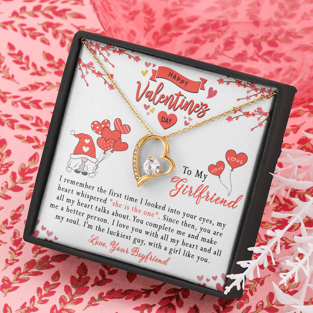 181C Girlfriend Necklace, Valentine Gift for your Girlfriend, Happy Valentine's Day