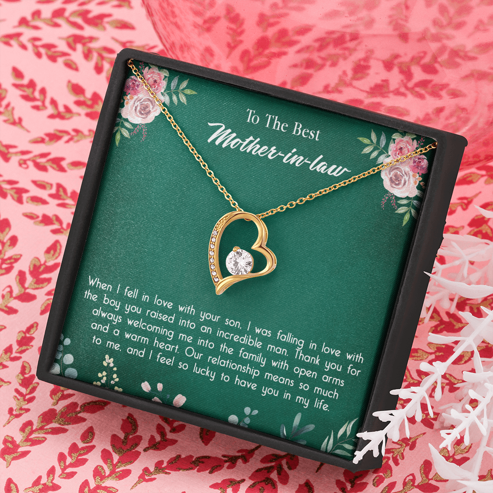 147C Necklace To My Mother in Law, Mom Necklace Birthday Gift from Son/Daughter