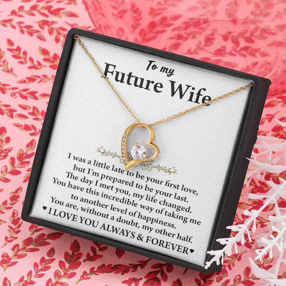 428 To My Future Wife Necklace, Girlfriend Necklace, Anniversary Gift From Husband