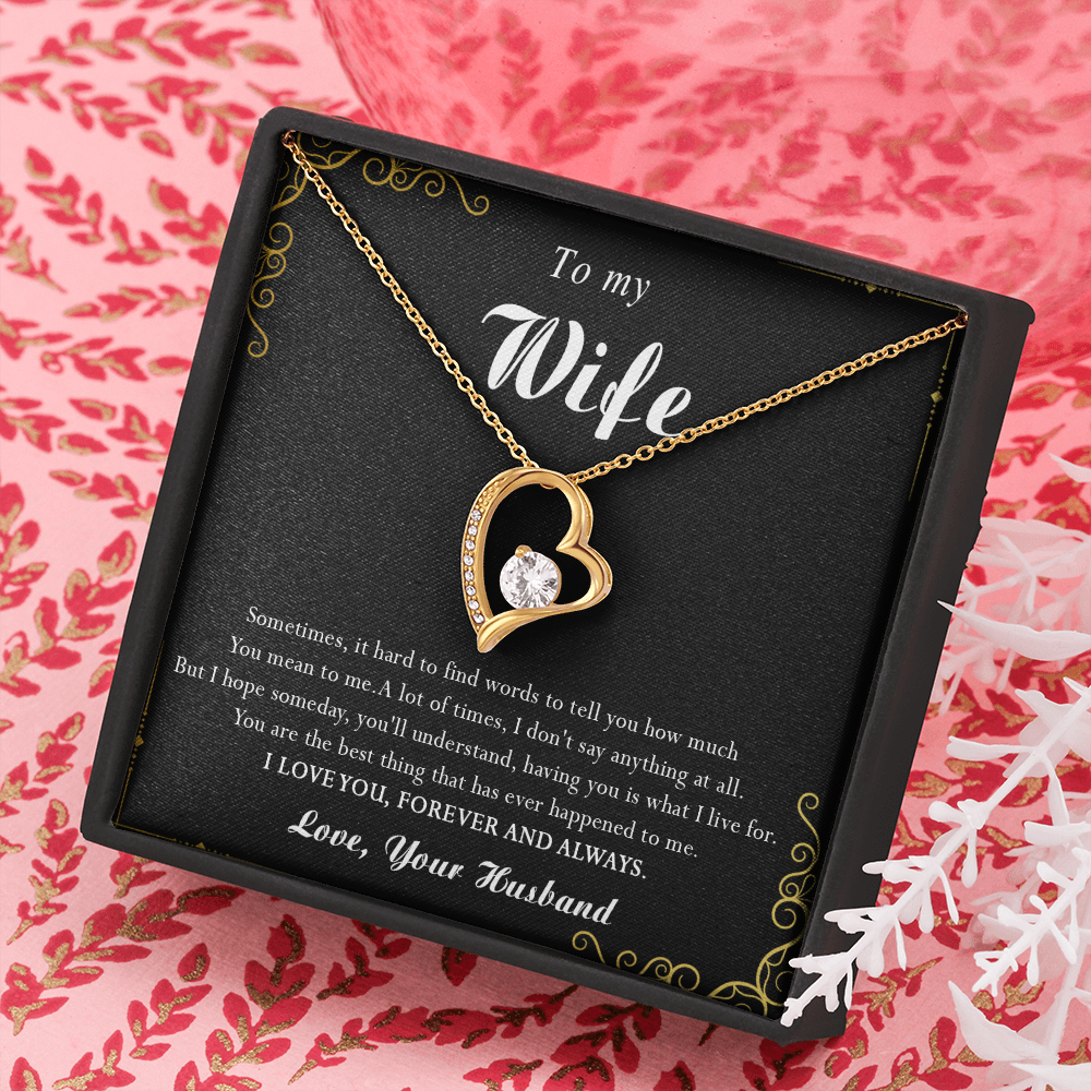 N357C To My Wife Necklace, Gift For Wife, Anniversary Gift For Wife, Necklace For Wife