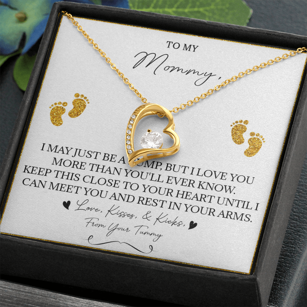 136C Necklace To My Mommy, Gift for New Mom, Perfect Necklace Gift for Wife, Women