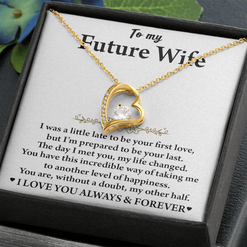 428 To My Future Wife Necklace, Girlfriend Necklace, Anniversary Gift From Husband