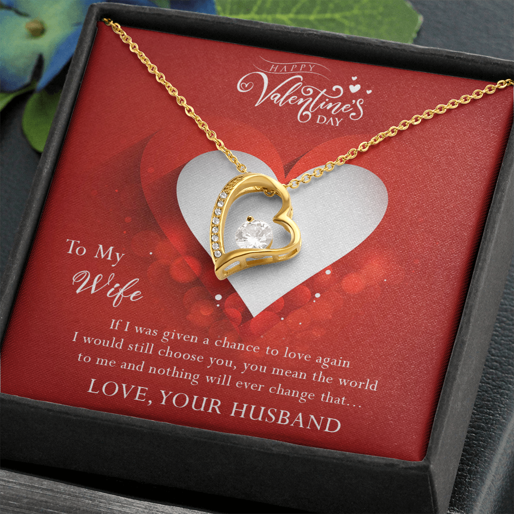 188C Necklace To My Wife, Necklace Perfect Gift for your Wife, I Always Choose You
