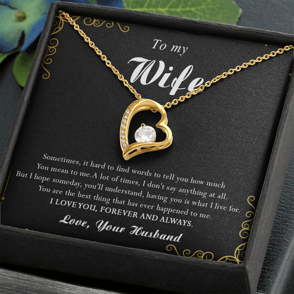 N357C To My Wife Necklace, Gift For Wife, Anniversary Gift For Wife, Necklace For Wife